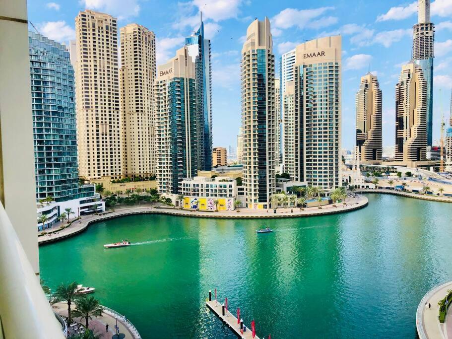 Panoramic Sea Views Studio Apartment - Marina Dubai Eksteriør bilde