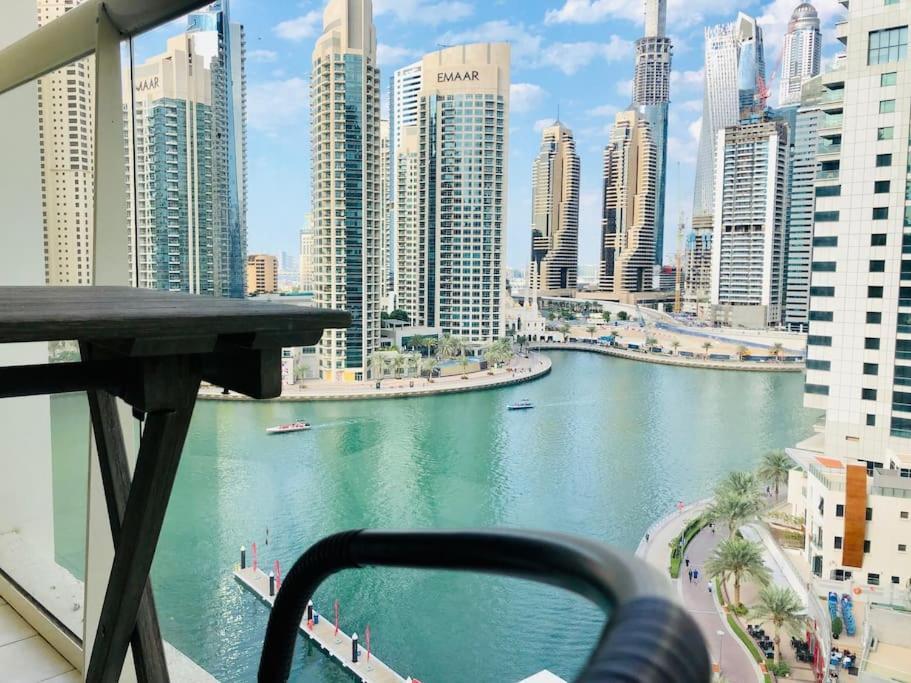 Panoramic Sea Views Studio Apartment - Marina Dubai Eksteriør bilde
