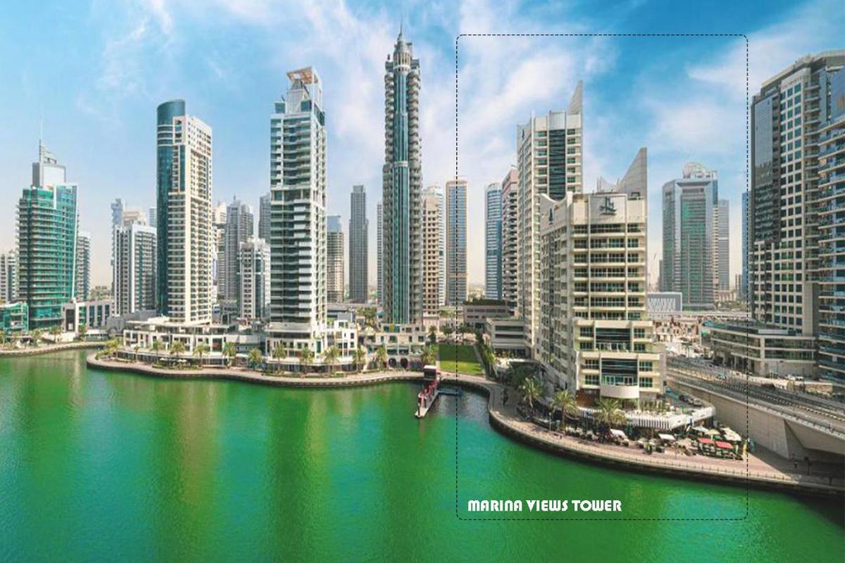 Panoramic Sea Views Studio Apartment - Marina Dubai Eksteriør bilde